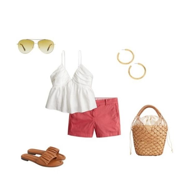 J.Crew Light Pink Chino 5" Shorts - Picture 7 of 16